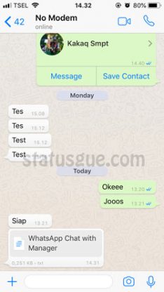 cara mengirim semua chat whatsapp ke orang lain