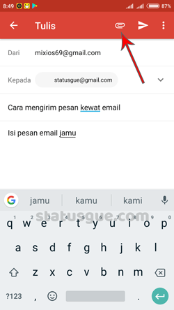 Cara Mengirim File Lewat Email Gmail Di HP Android • Statusgue.com