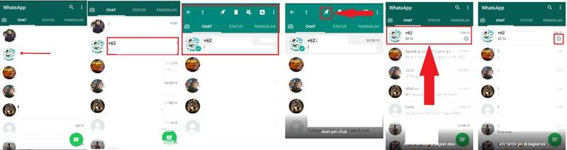Cara Aktifkan Pin Chat Pada WhatsApp, Apa itu? - statusgue.com